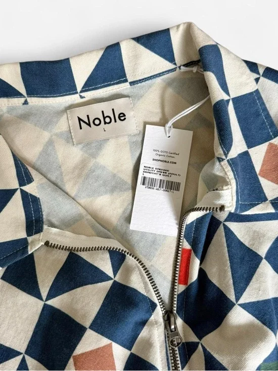 NWT Noble Utility Dress in Dorothy’s Quilt Print - Picture 5 of 6